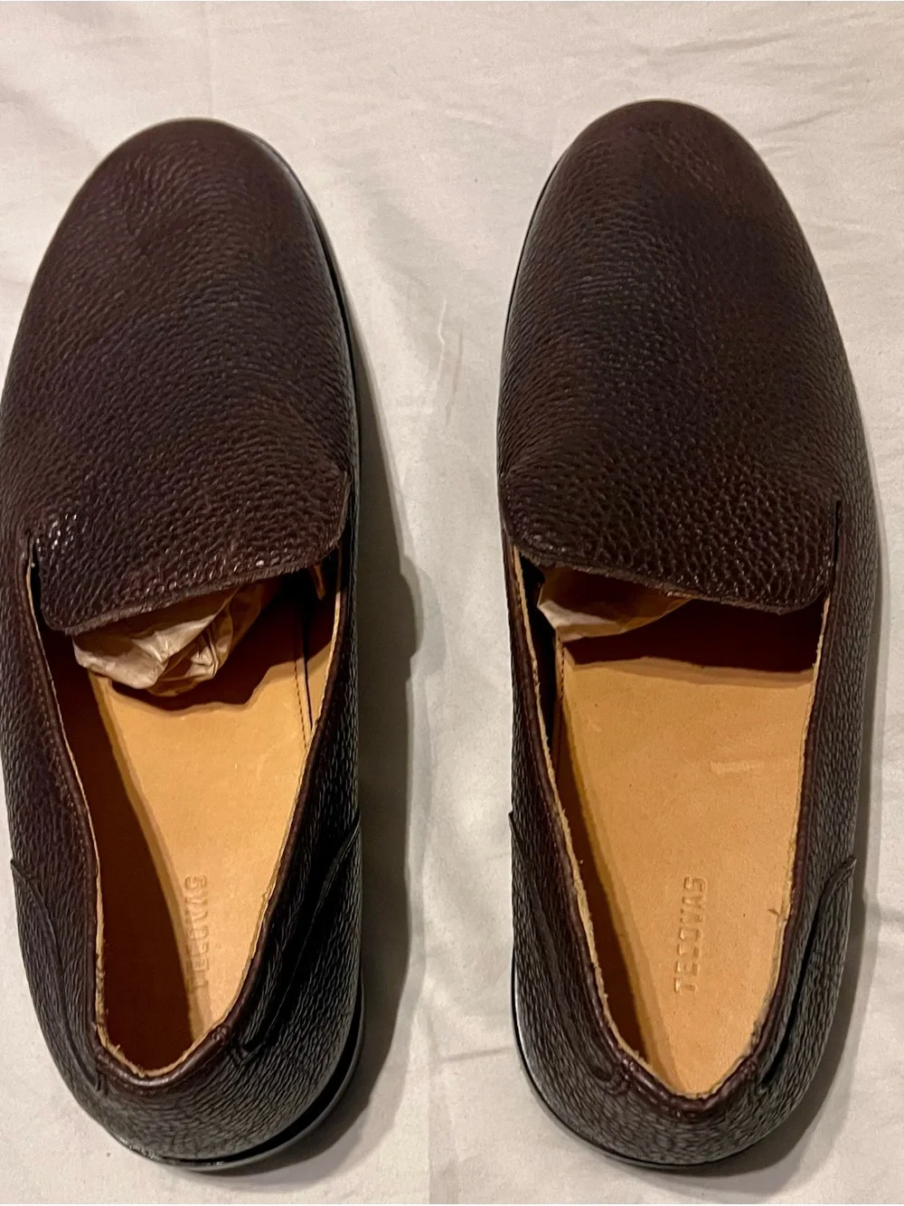 Tecovas “The Monterrey” Slip-On — Hickory Bison leather BRAND NEW